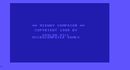 Midway Campaign Title Screen